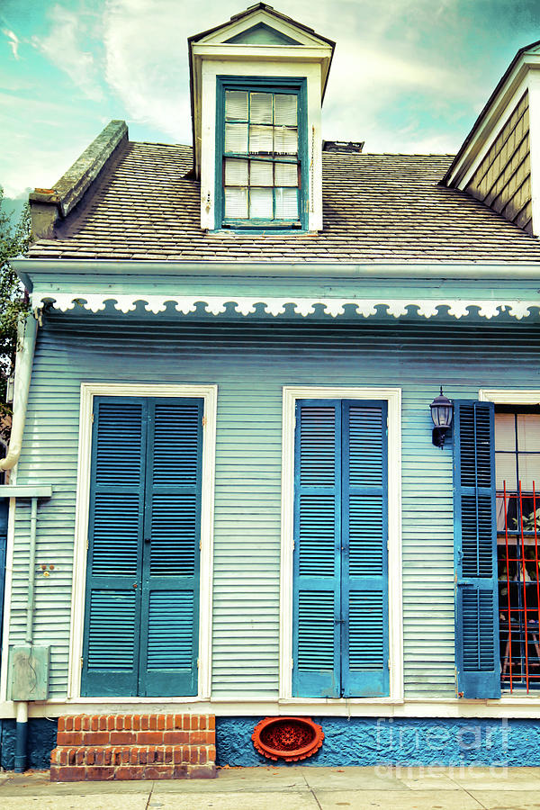 Turquoise House Photograph