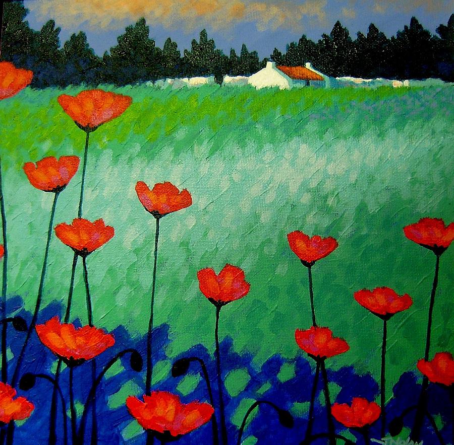 Impressionism Painting - Turquoise Meadow by John  Nolan
