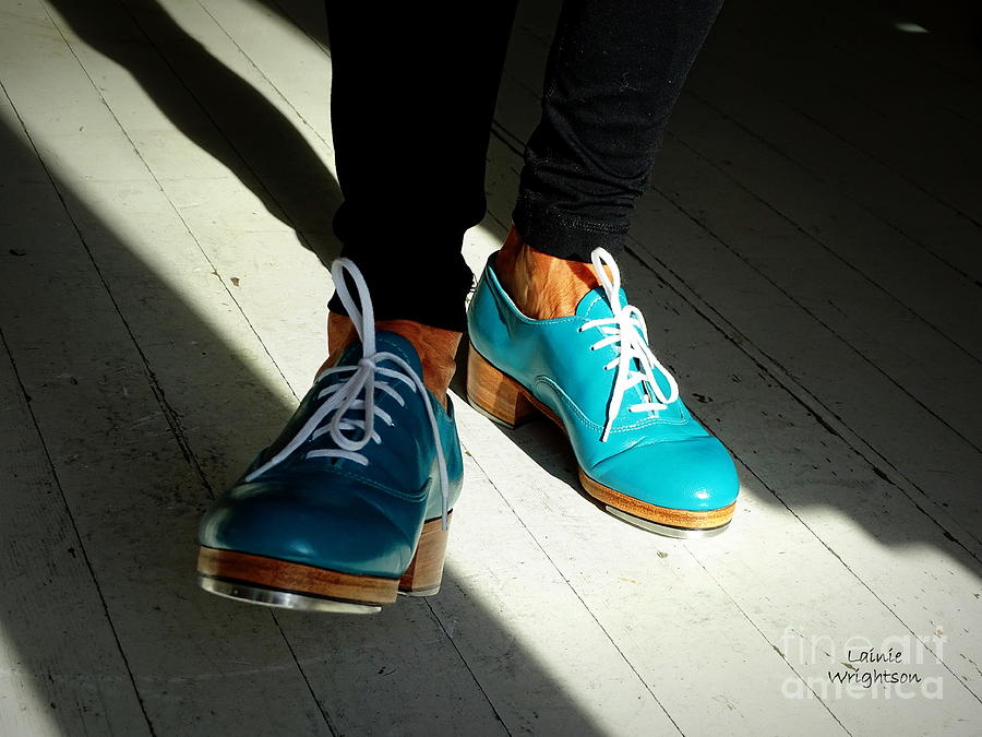 Turquoise Tap Shoes Photograph by Lainie Wrightson