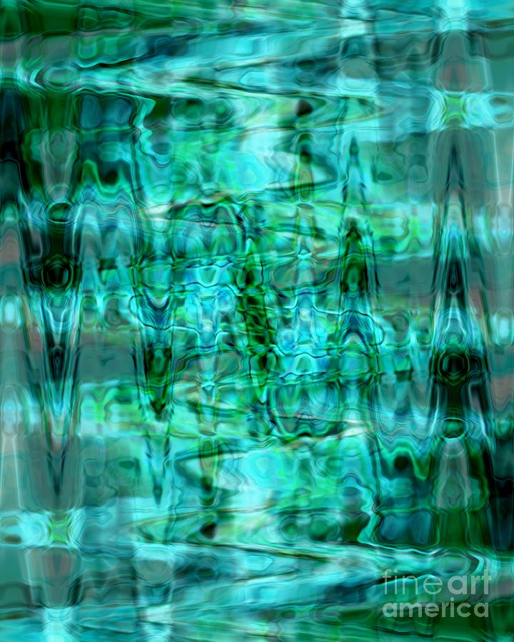 Turquoise Treasure Abstract Design Photograph by Carol Groenen
