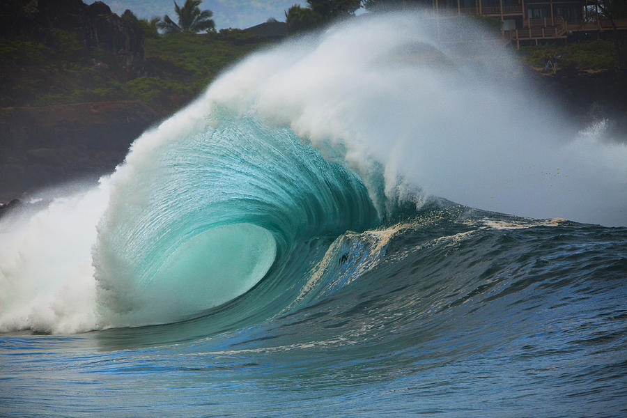 Turquoise Wave Peak Photograph by Dana Edmunds - Printscapes