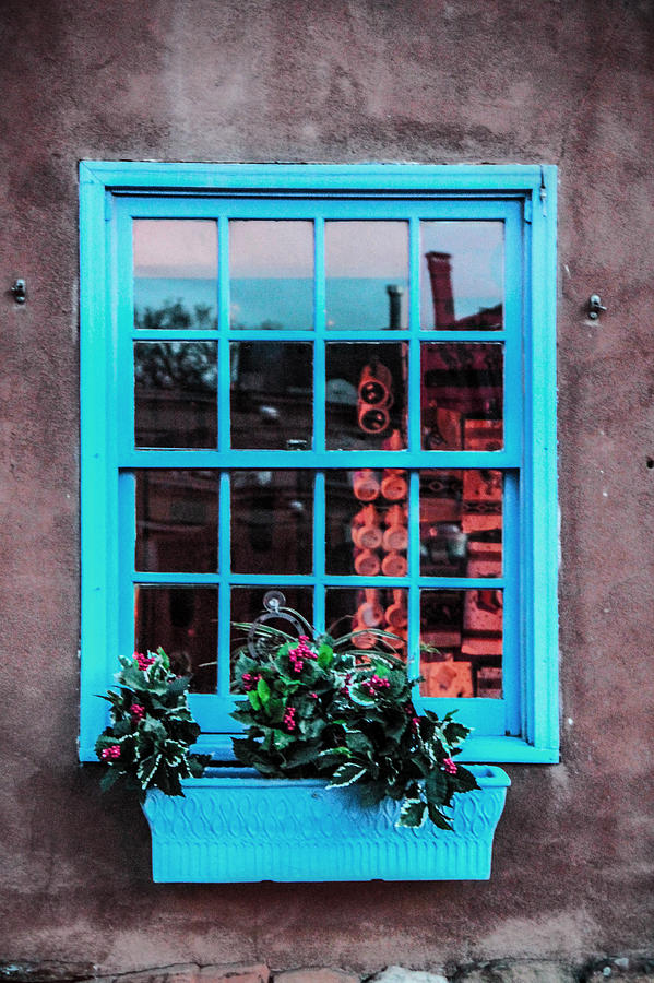 Turquoise Window Photograph by Juli Ellen