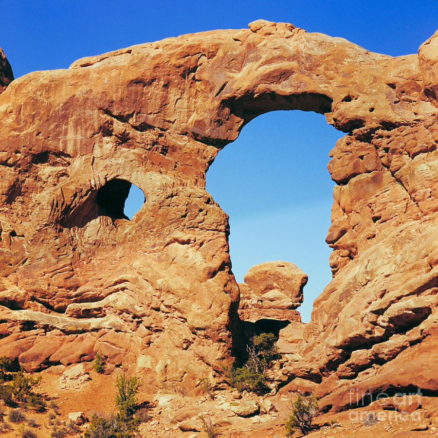 Arches National Park Photograph - Turret Arch by Robert and Jean Pollock