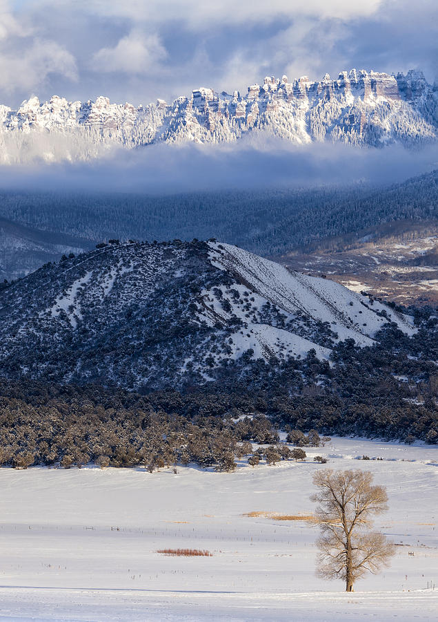 Turret Ridge In Winter Photograph by Denise Bush