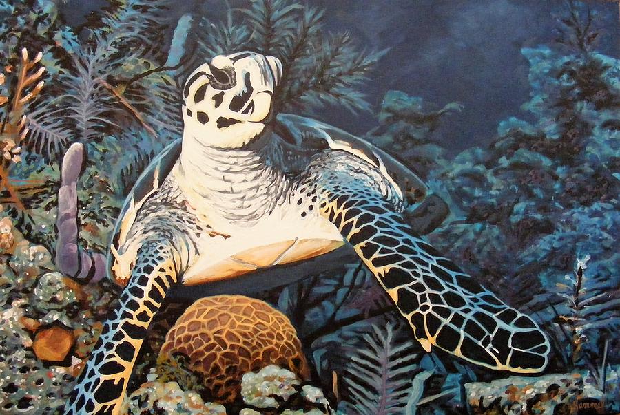 Turtle Painting by Dan Remmel