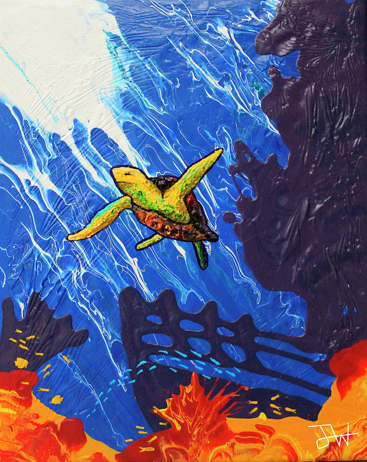 Turtle Heaven Painting by Jerome Wilson
