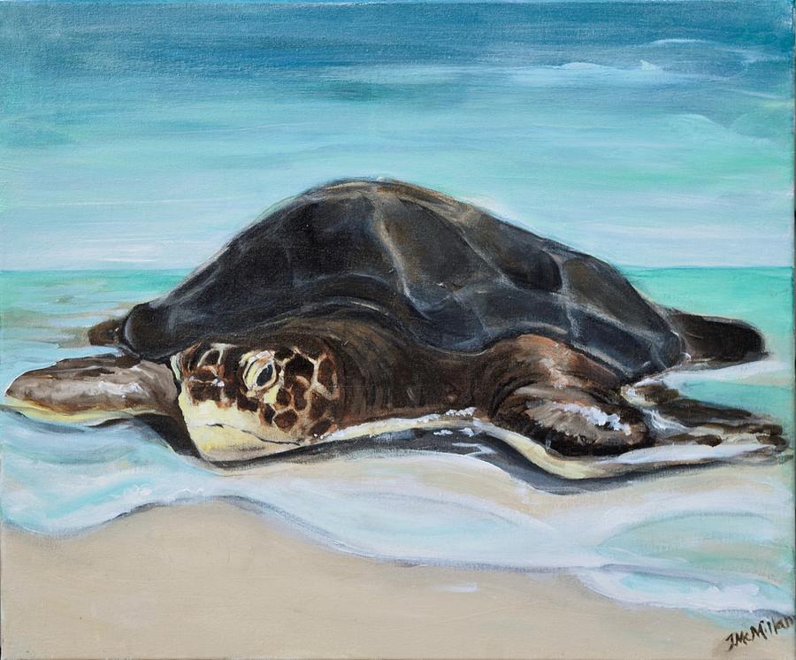 Turtle Painting by Jenna McMillan - Fine Art America