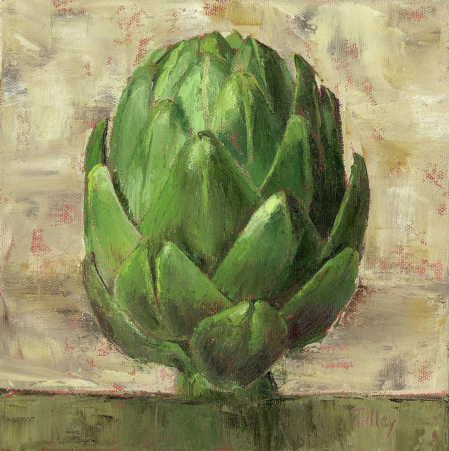 Tuscan Artichoke Painting by Pam Talley