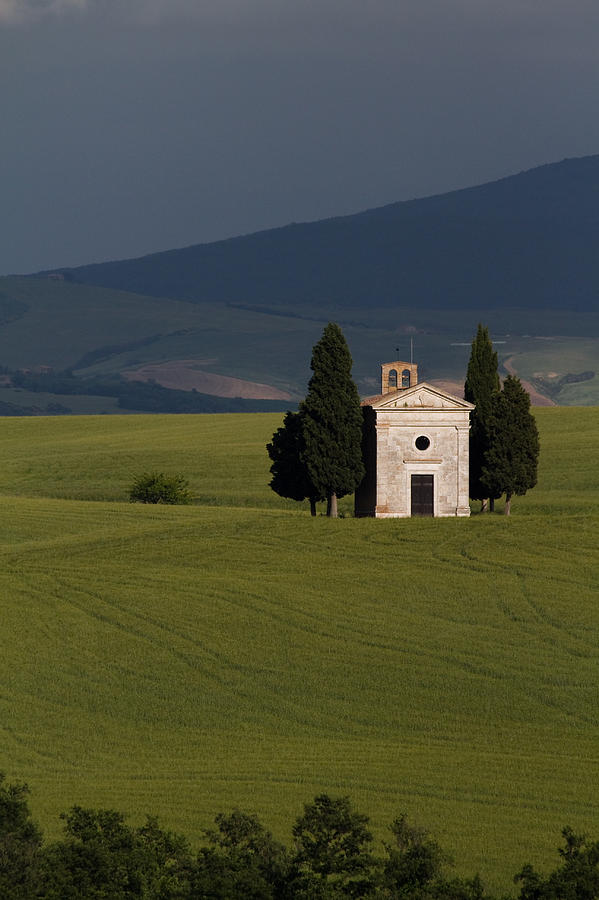 Tuscan Church Photograph by Roger Mullenhour