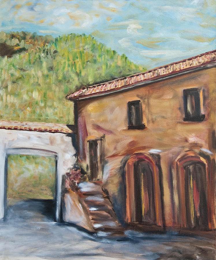 Tuscan Convent Painting by Chuck Gebhardt