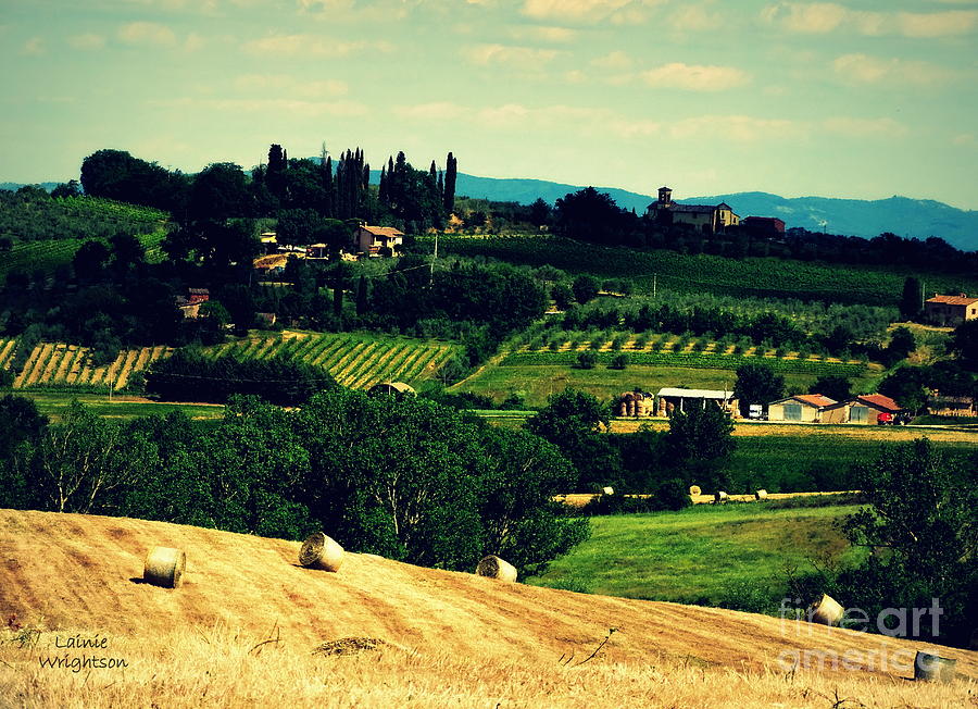 Farm Photograph - Tuscan Country by Lainie Wrightson