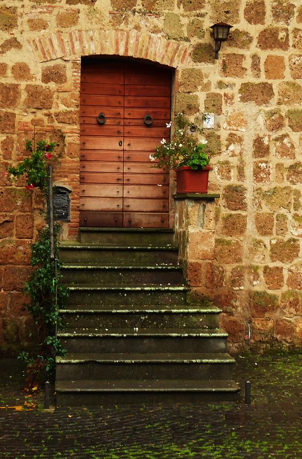 Tuscan Door Photograph by Barbara Ebeling