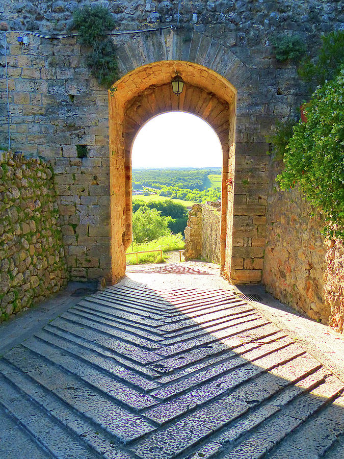 Tuscan doorway Photograph by Lynn Colwell