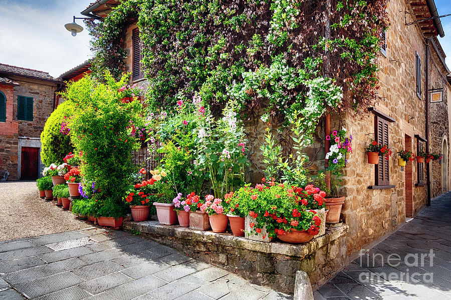 Tuscan Dream Cottage Photograph by George Oze