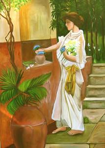 Figure Painting - Tuscan Goddess by Glynnis Sorrentino Figure Painting - Tuscan Goddess by Glynnis Sorrentino