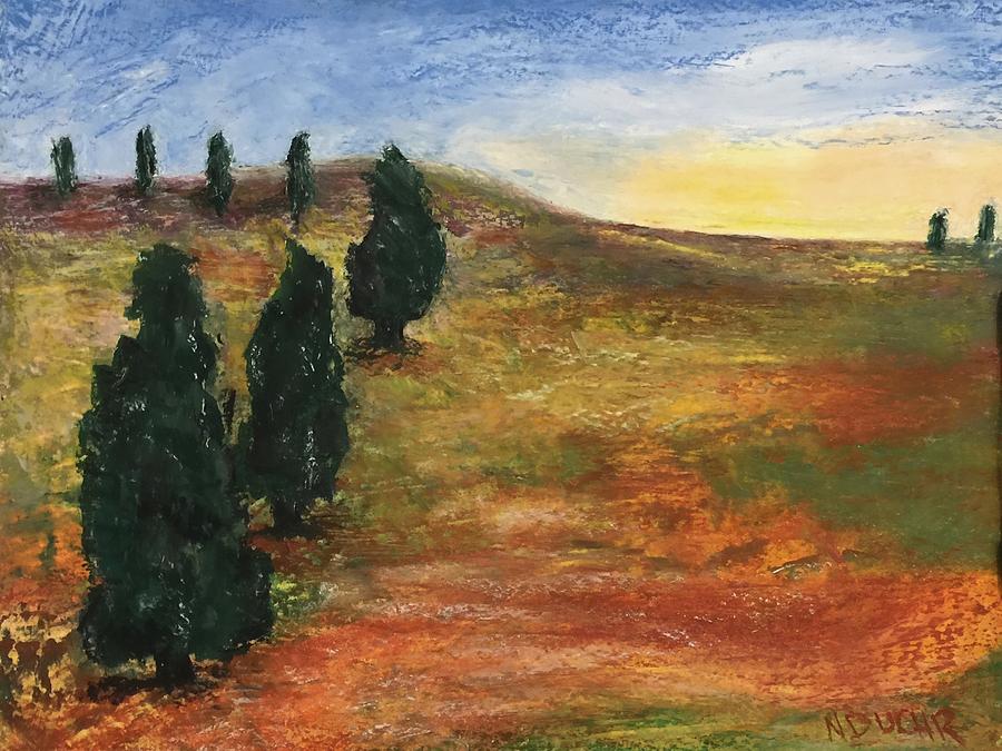 Tuscan Lights Pastel by Norma Duch