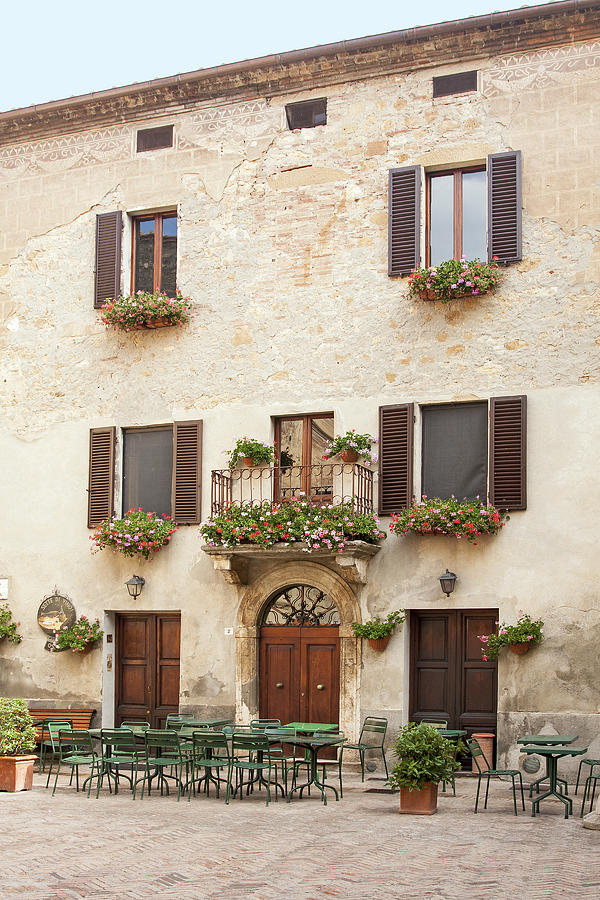 Tuscan Restaurant Photograph by Sally Weigand