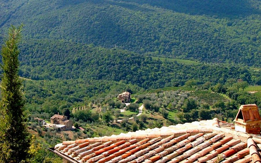 Tuscan Rooftop Photograph by Nick Van Zutphen - Pixels