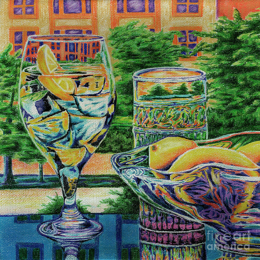 Summer Drawing - Tuscan Summer Lemonade  by Peter Piatt