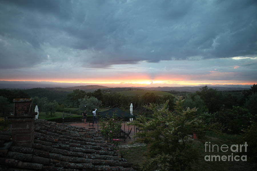 Tuscan Sunset Photograph by Nadine Rippelmeyer