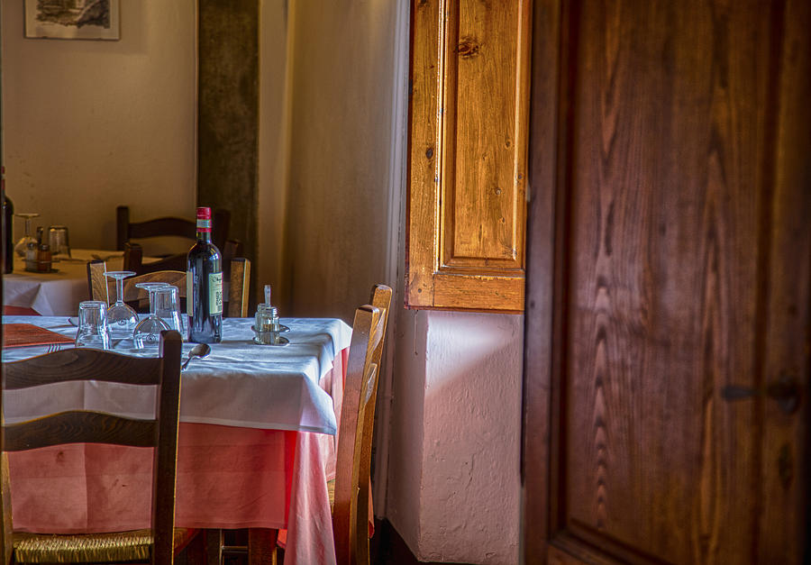 Tuscany Table Photograph by Kathy Adams Clark