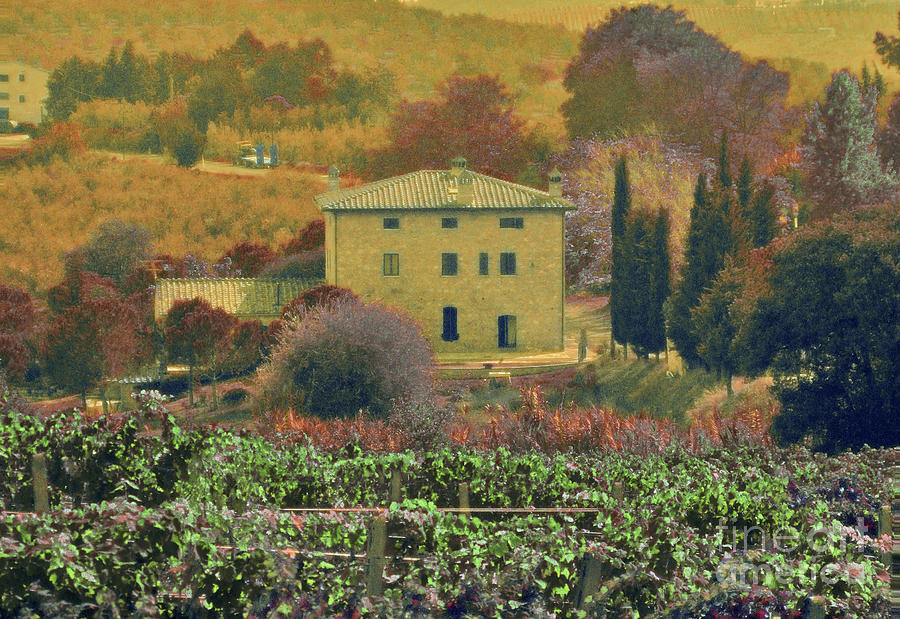 Tuscan Villa Photograph by Karen Lewis