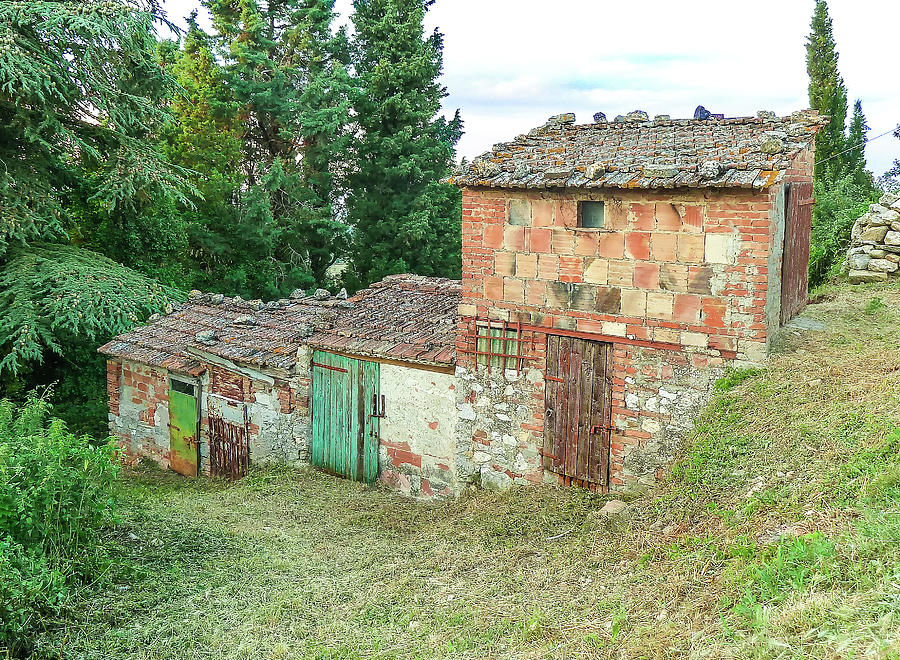 Tuscan Village Ruins Photograph by Norma Brandsberg - Fine Art America