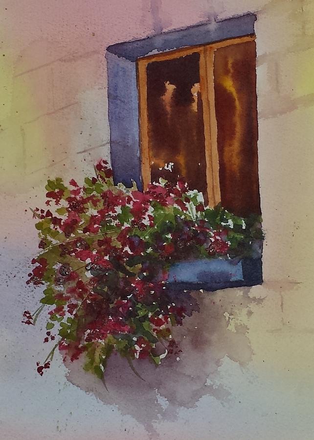 Tuscan Window Painting by Abbe Ritchie