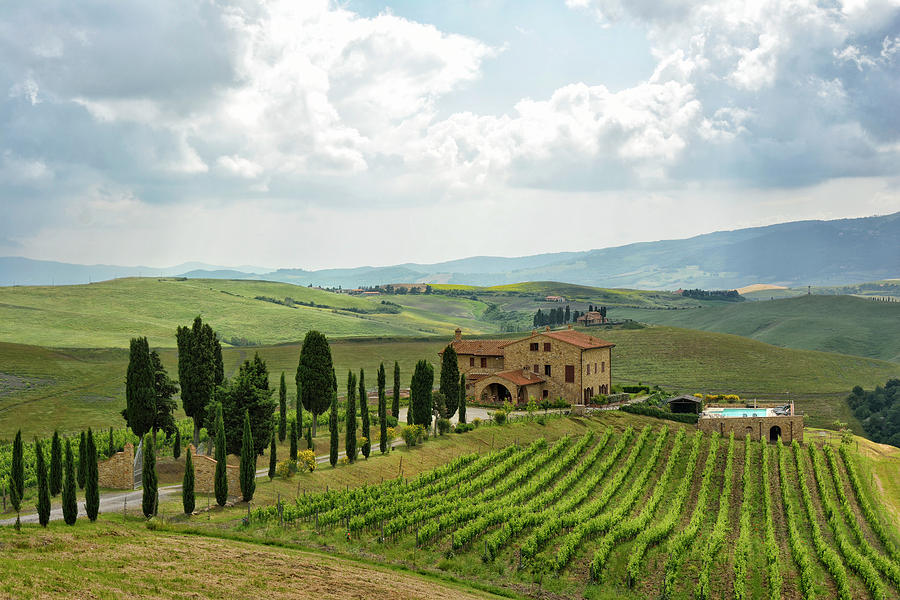 Tuscan Winery Photograph by Joachim G Pinkawa