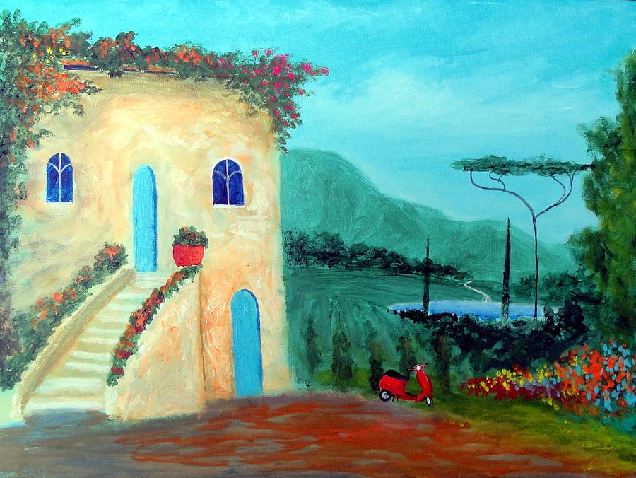 Tuscany Dreams Painting by Larry Cirigliano
