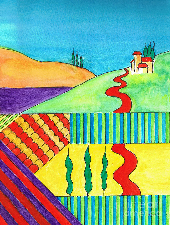 Tuscany Dreamscape Painting by Irene Czys