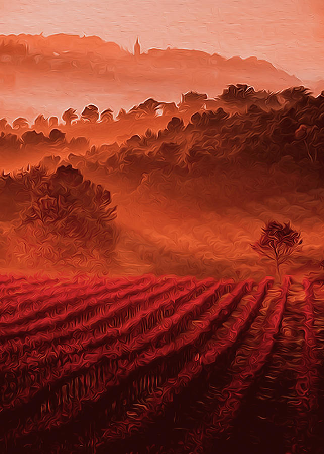 Tuscany, Heaven on Earth Painting by AM FineArtPrints