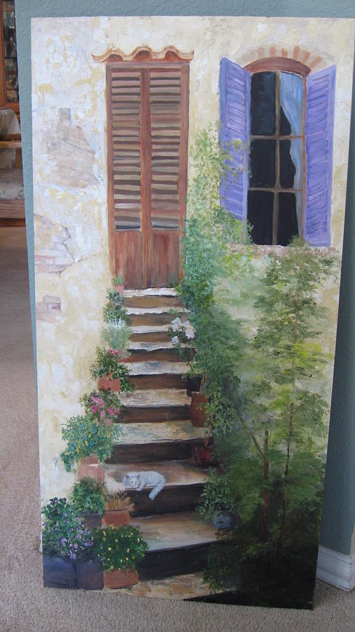 Tuscany home Painting by Colleen DalCanton Tuscany home Painting by Colleen DalCanton