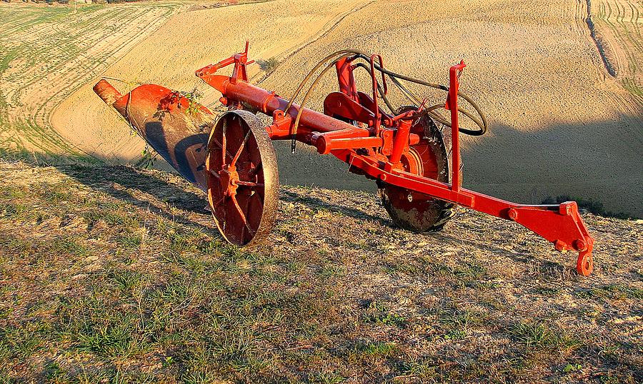 Tuscany Tractor Photograph by Diane Height