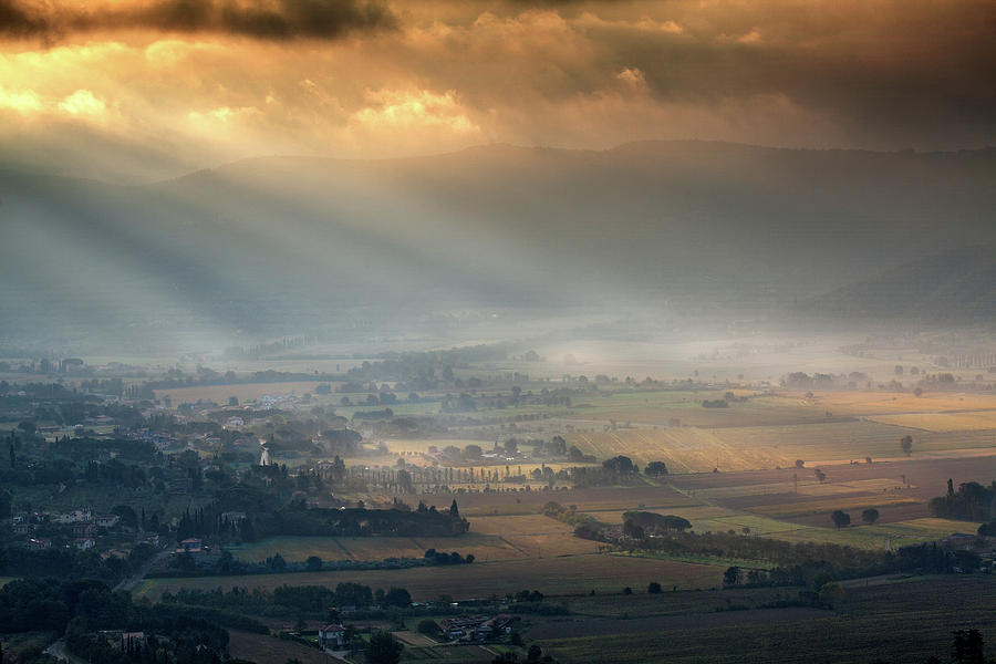 Tuscany Valley  Photograph by Al Hurley