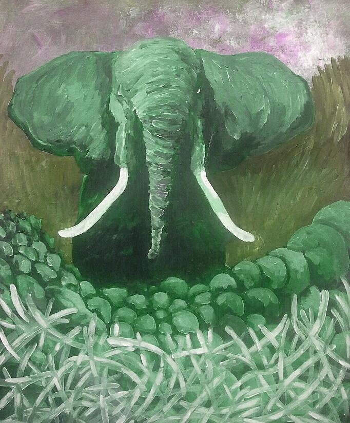 Tusks For Sale Painting
