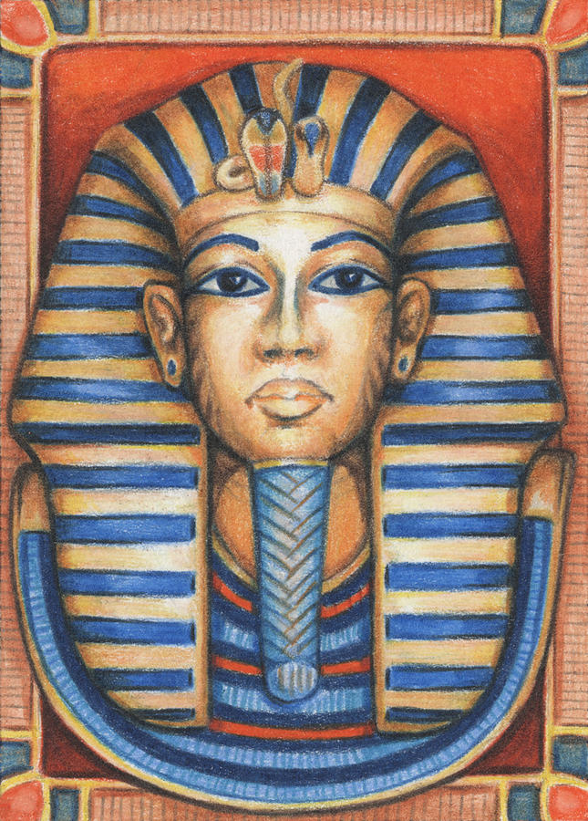 Маска тутанхамона 5 класс. Фараоны древнего Египта Тутанхамон. Маска Тутанхамона. Маска Тутанхамона для изо.