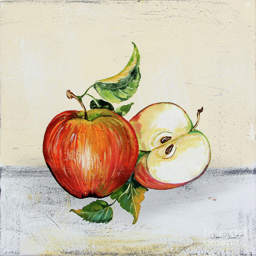 Tutti Fruiti Apples 2 Painting by Jean Plout