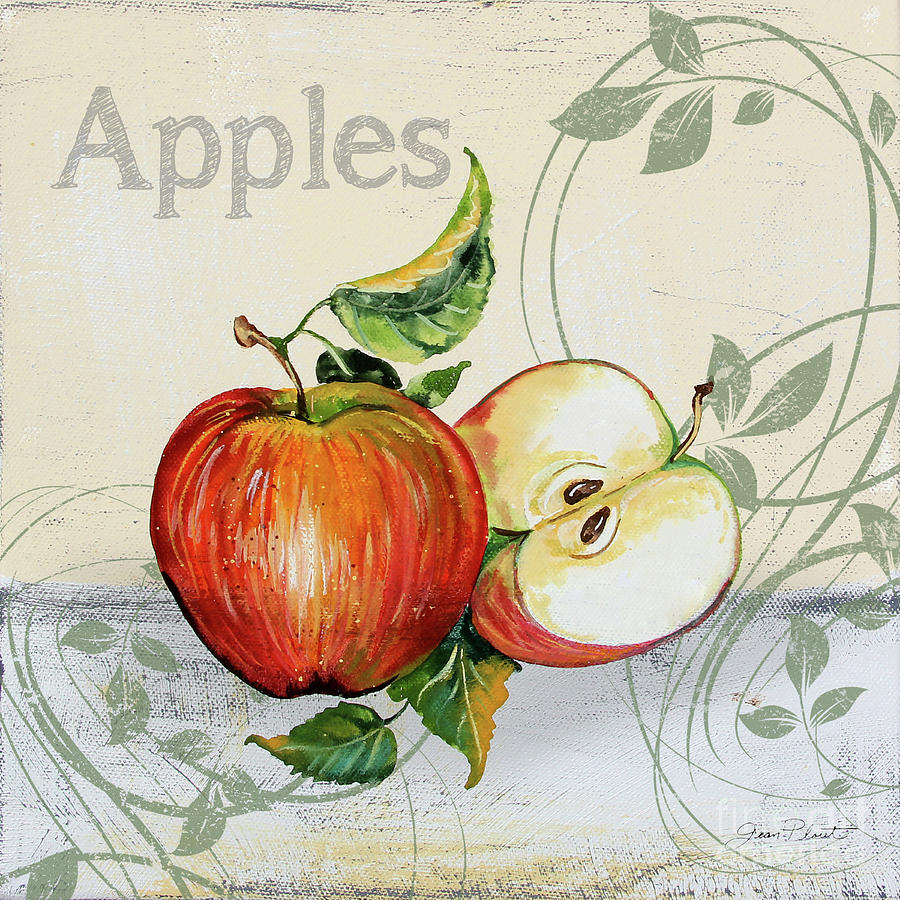 Tutti Fruiti Apples Painting by Jean Plout