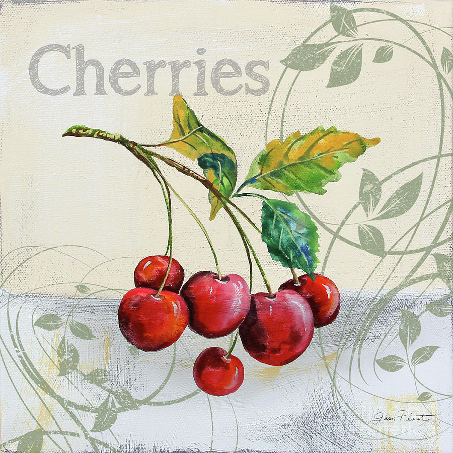 Tutti Fruiti Cherries Painting by Jean Plout