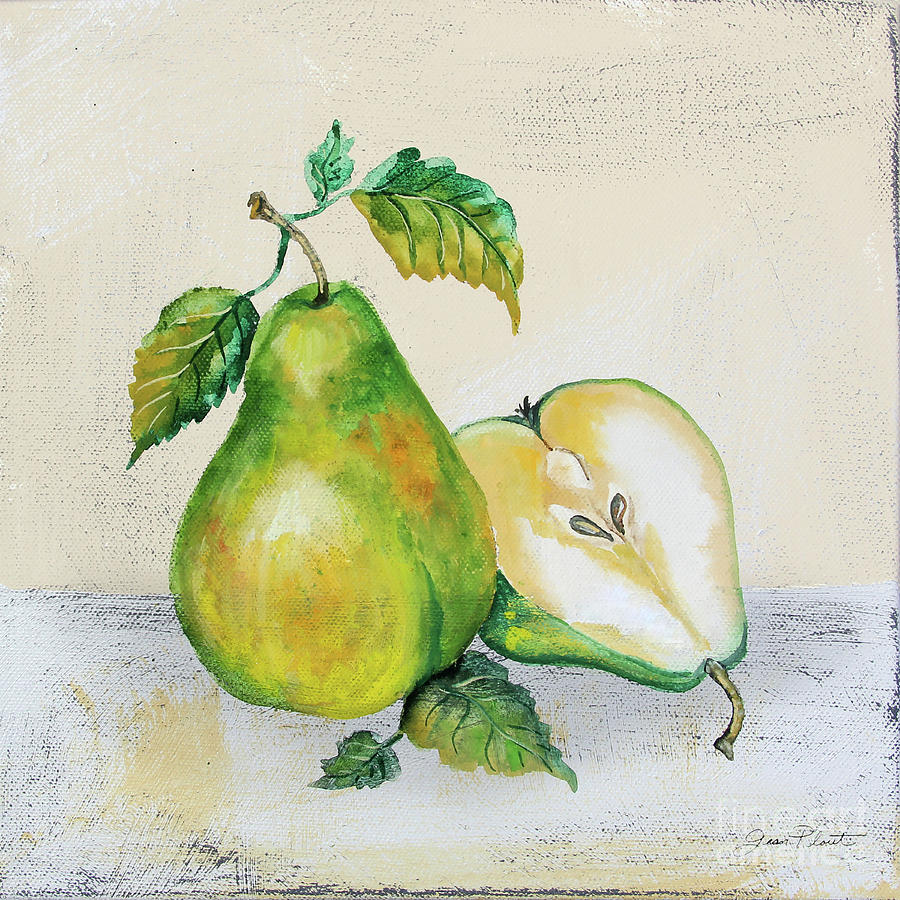 Tutti Fruiti Pears 2 Painting by Jean Plout