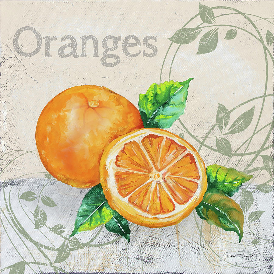 Tutti Fruiti Oranges Painting by Jean Plout