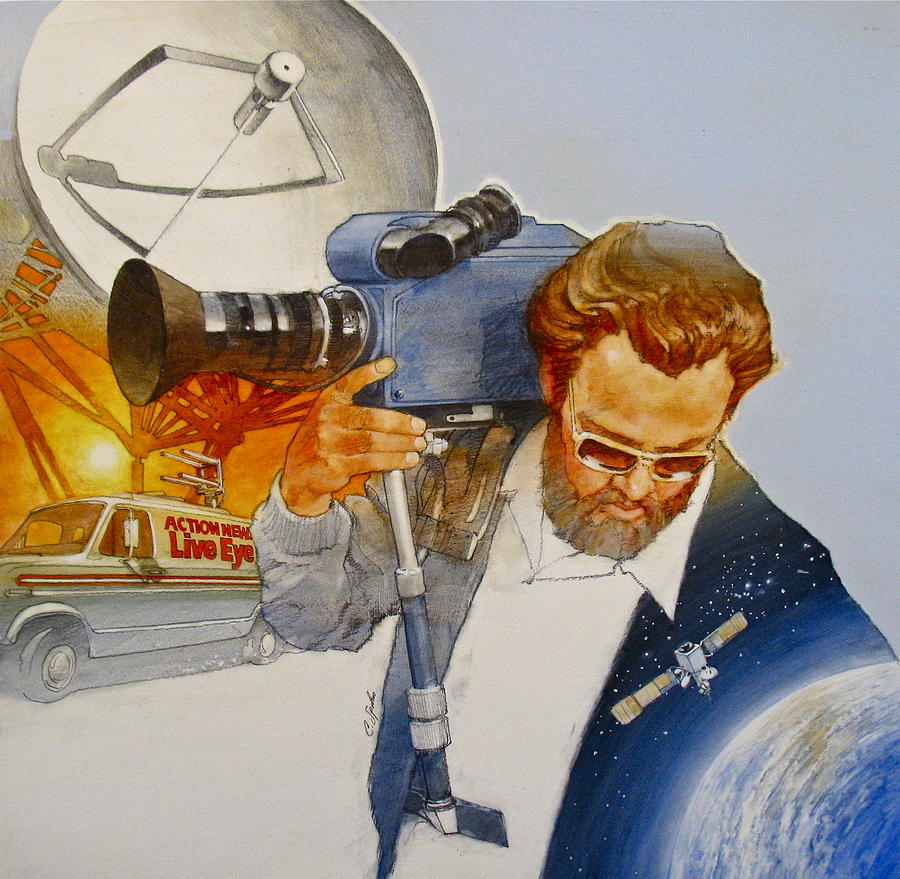 TV - Mobile Painting by Cliff Spohn