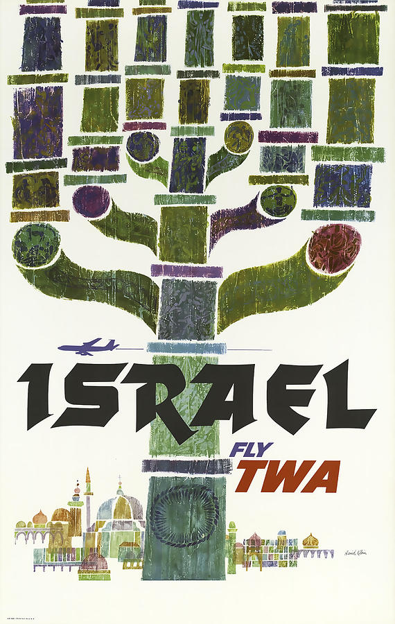 TWA Israel Mixed Media by David Wagner