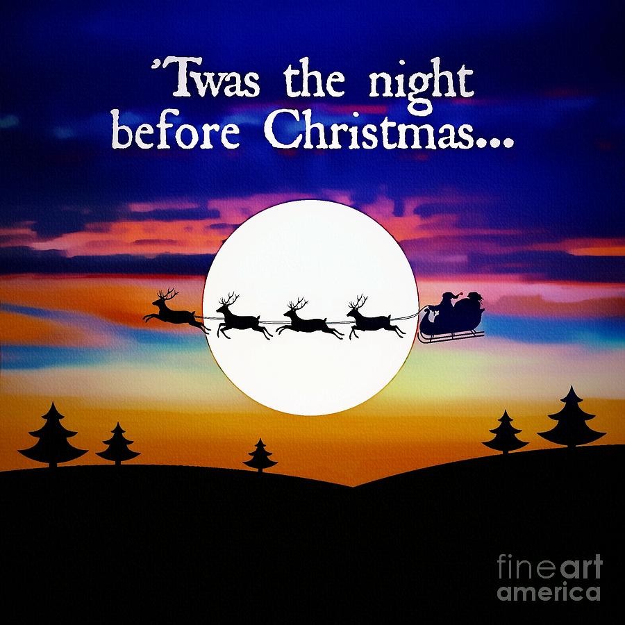 Twas The Night Before Christmas Painting