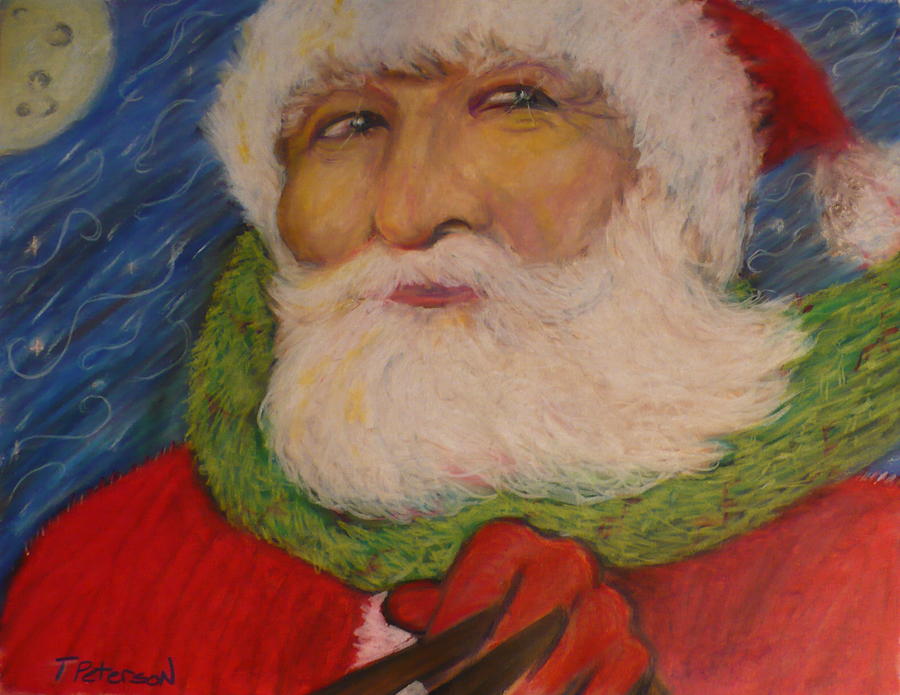Twas the Night Before Christmas Painting by Todd  Peterson