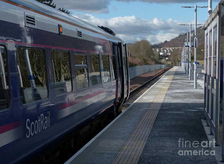 Tweedbank Station - Scotrail Photograph by Phil Banks