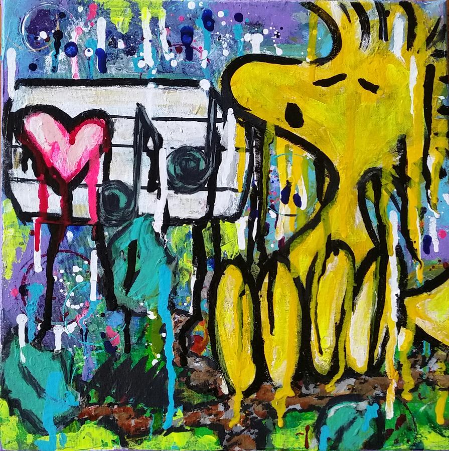 Woodstock Painting - Tweet.Love by A MiL