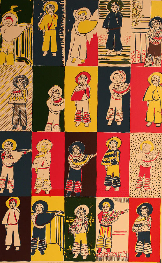 Twenty little Mexicans Painting by Biagio Civale Twenty little Mexicans Painting by Biagio Civale