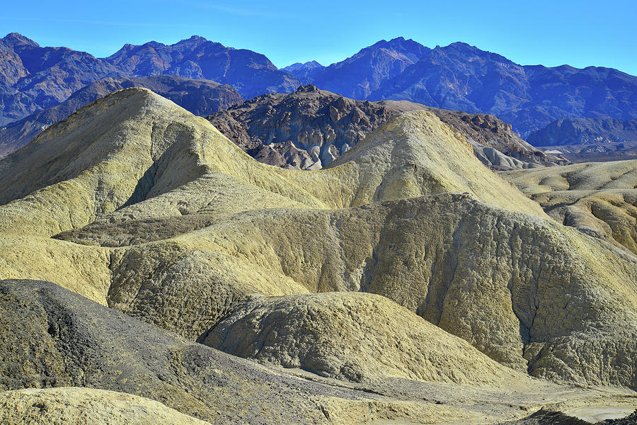 Death Valley National Park Photograph - Twenty Mule Team Canyon Loop Drive in Death Valley NP by Ray Mathis